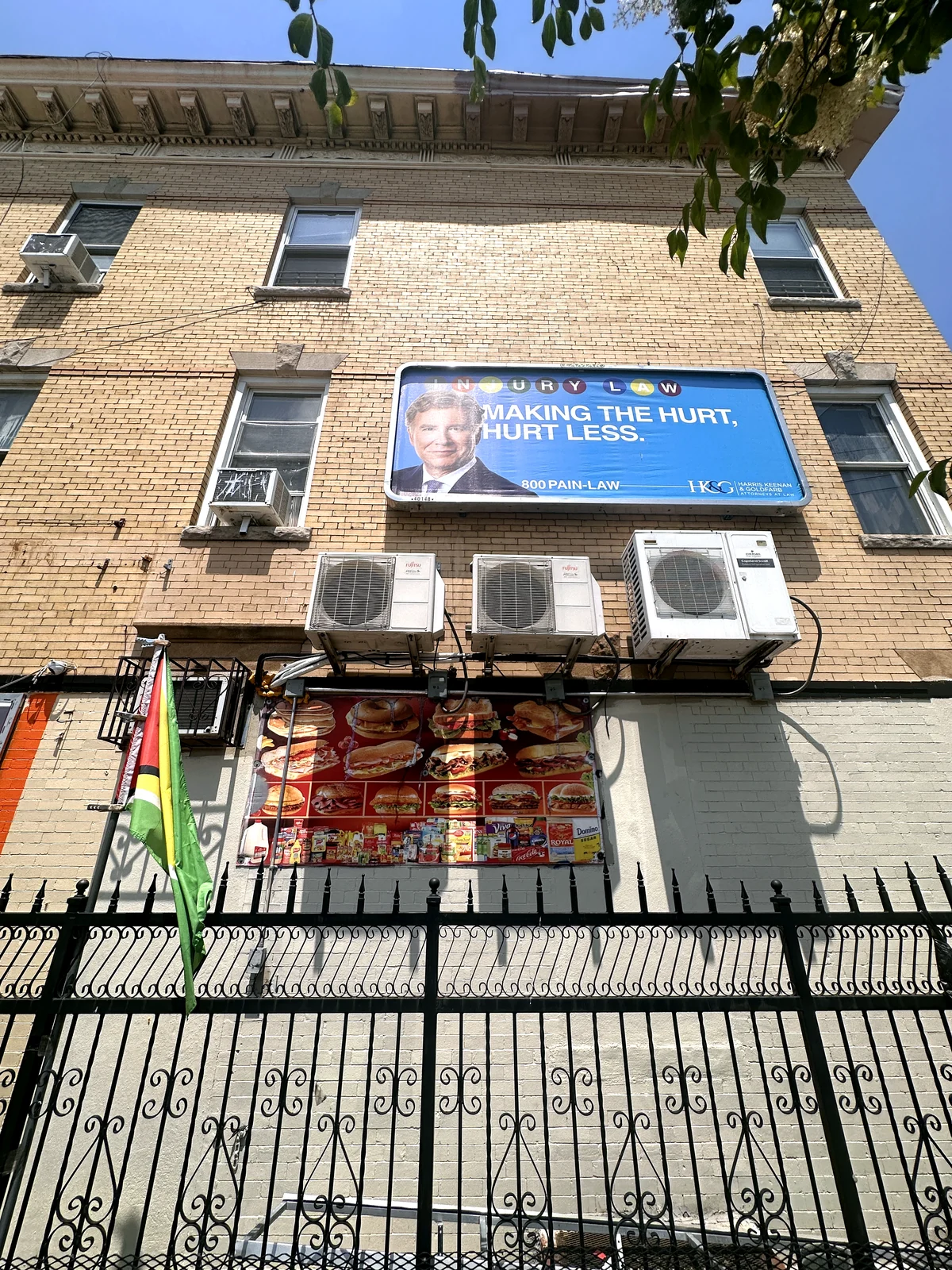 Brooklyn storefront interior during commercial lighting and electrical renovation work